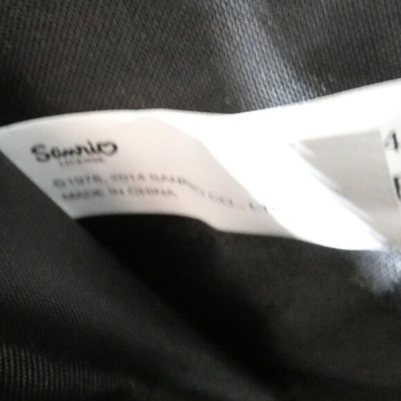 Sanrio Hello Kitty Clutch Black Faux Leather Purse Bag Snap Pouch Embossed - Picture 5 of 8